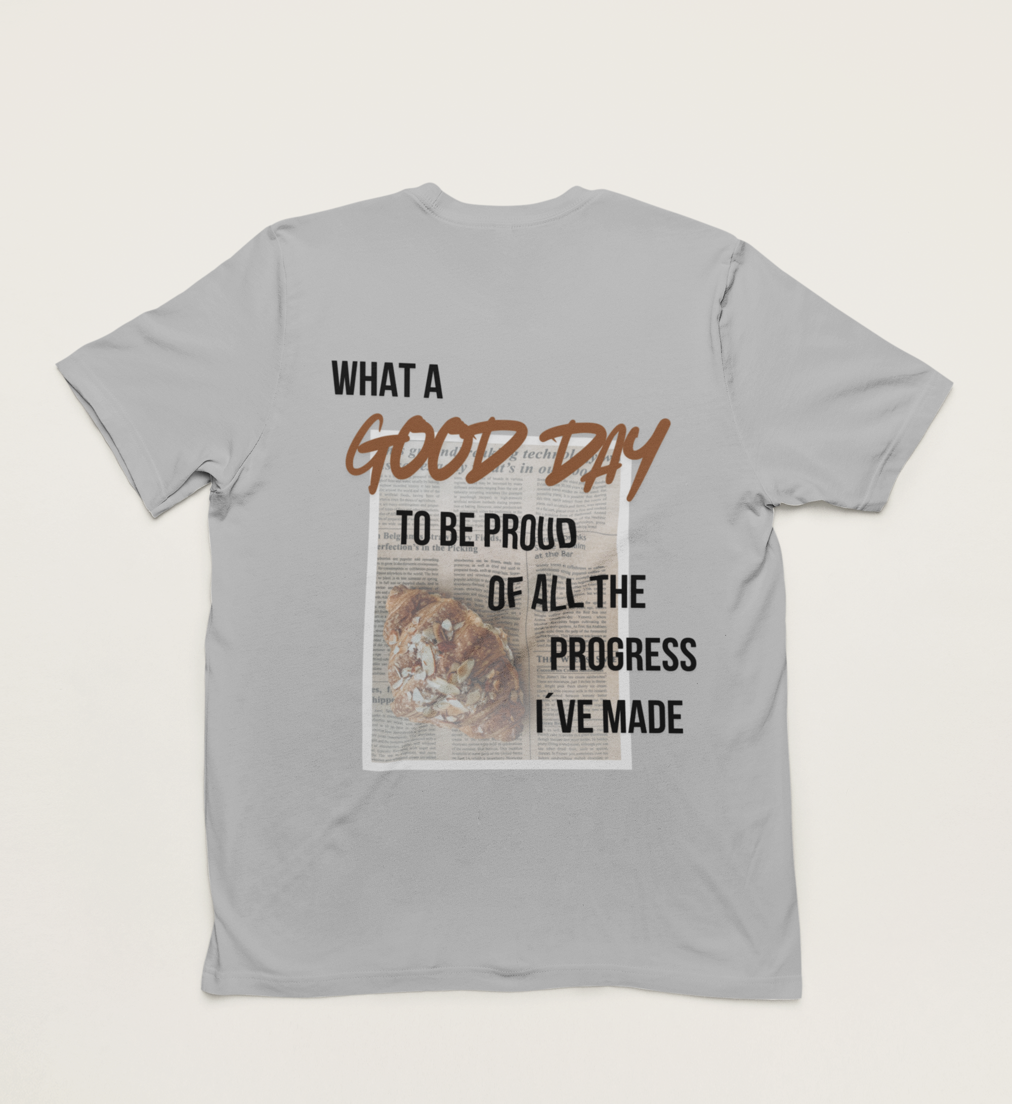 Shirt „proud of the progress“