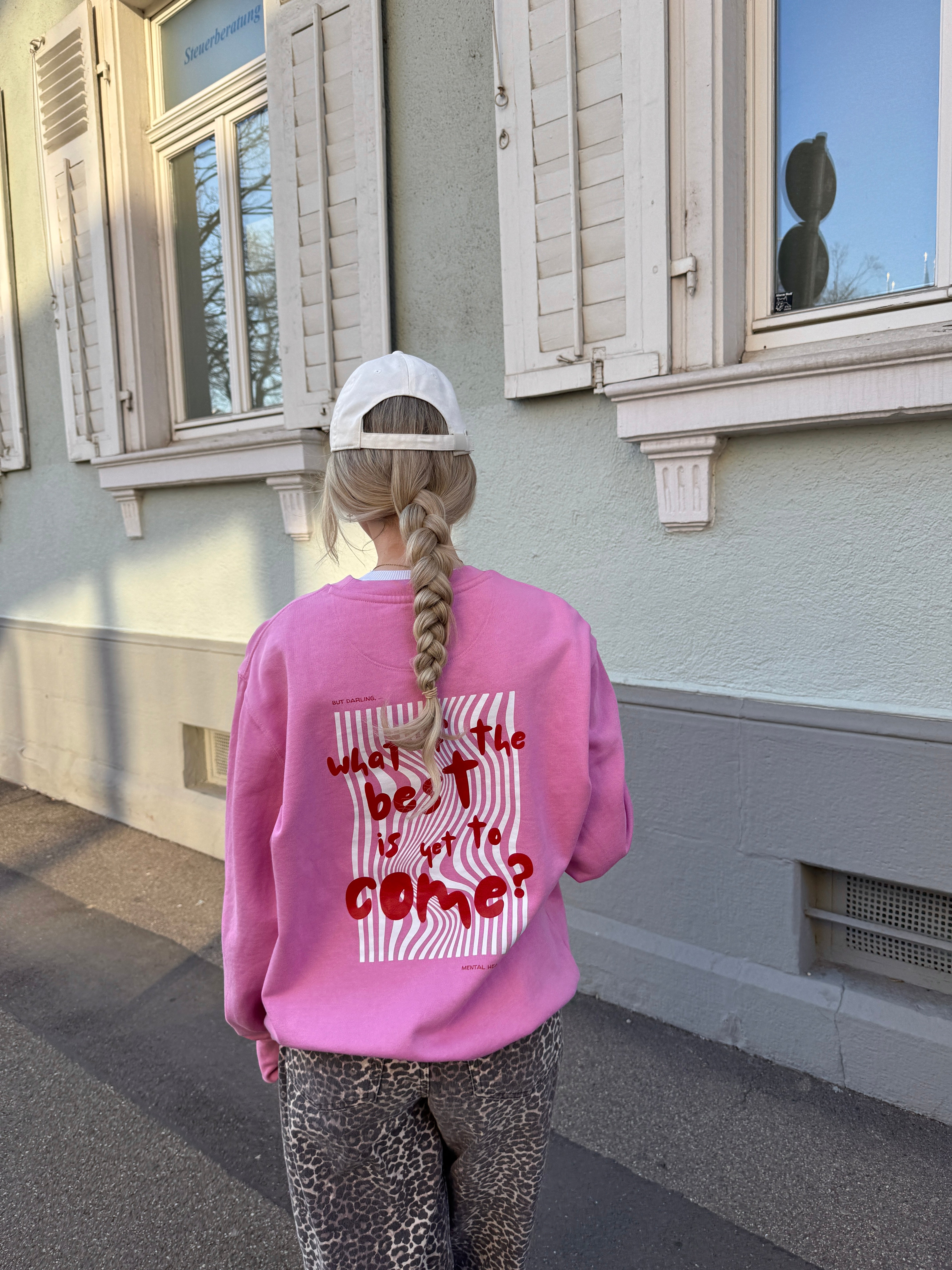 Sweater "What if the best is yet to come?"