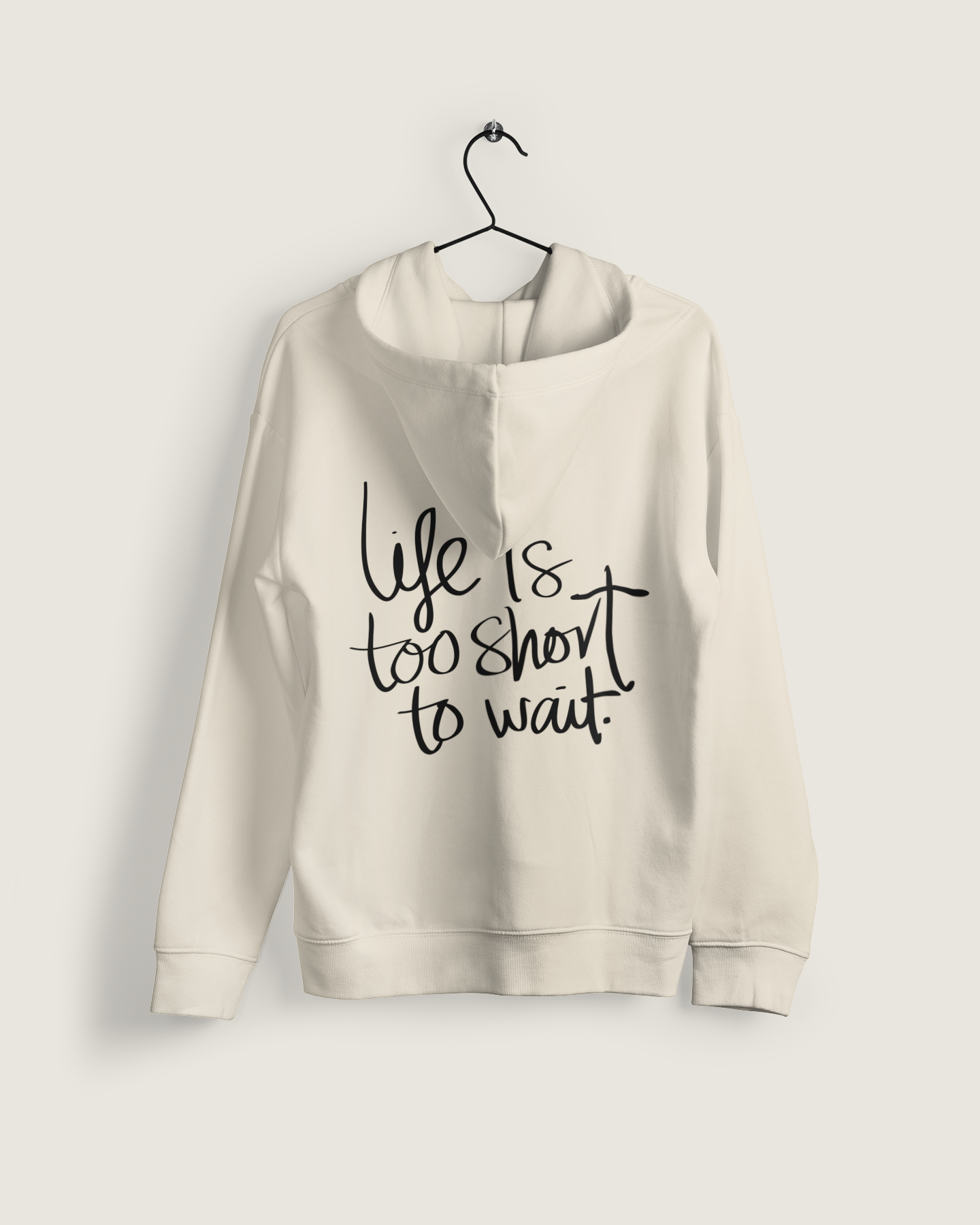 Hoodie "Life ist too short"