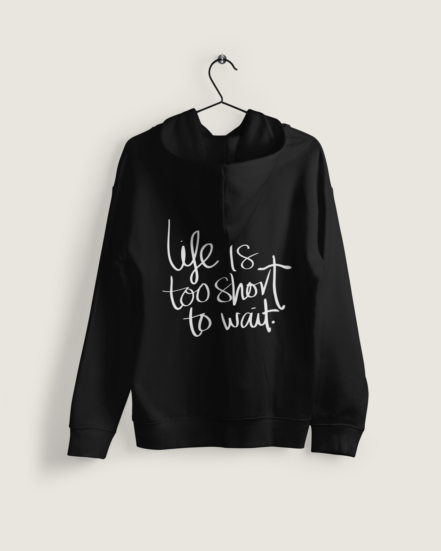 Hoodie "Life ist too short"