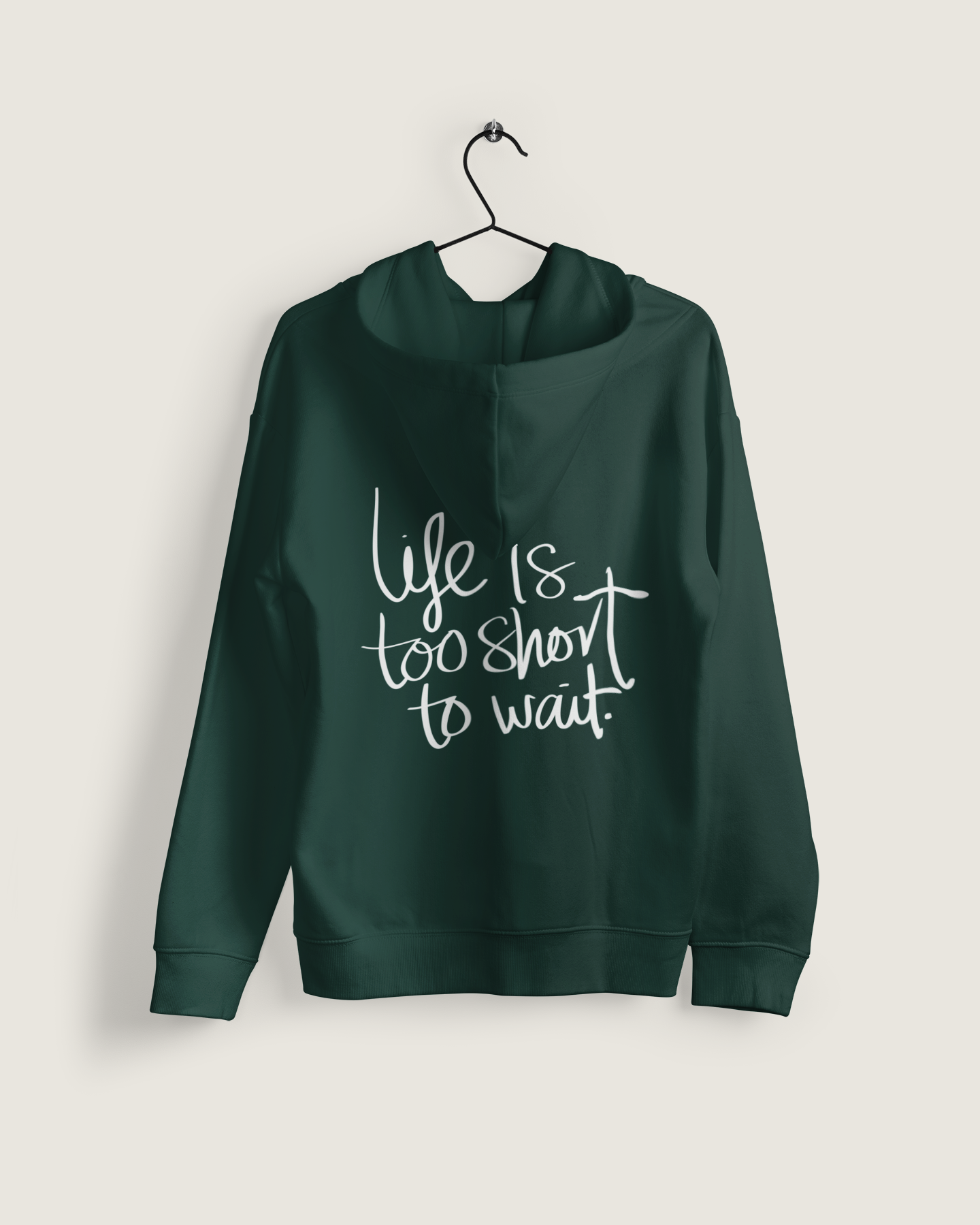 Hoodie "Life ist too short"